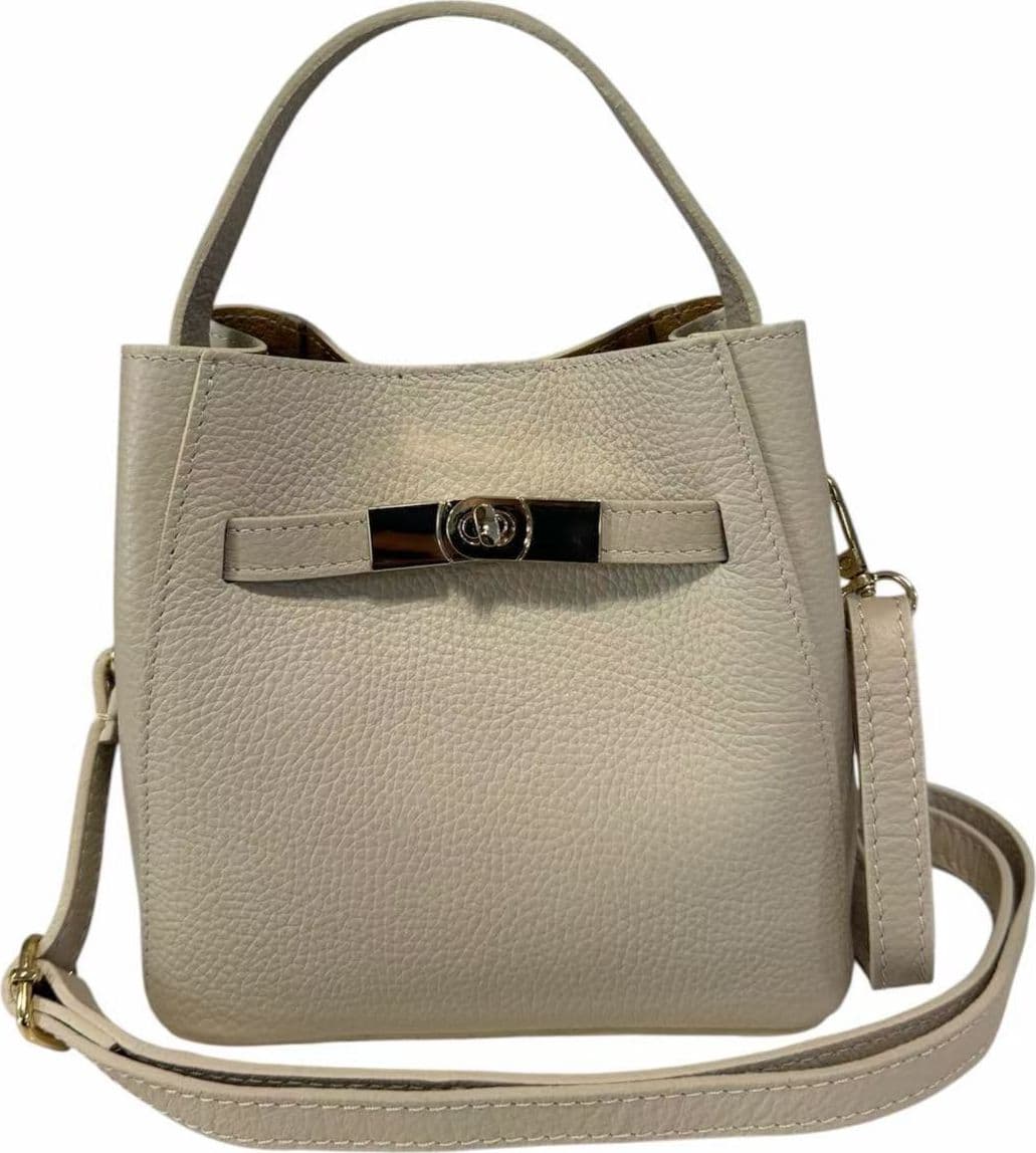 Modarno Borsetta Donna a mano Artimina in vera pelle 18x11x18 cm - 11