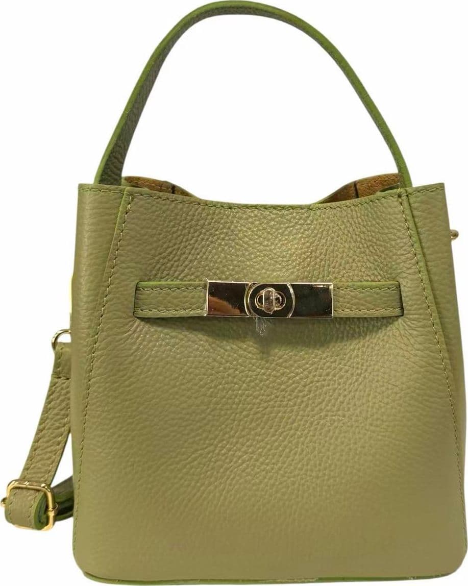 Modarno Borsetta Donna a mano Artimina in vera pelle 18x11x18 cm - 14