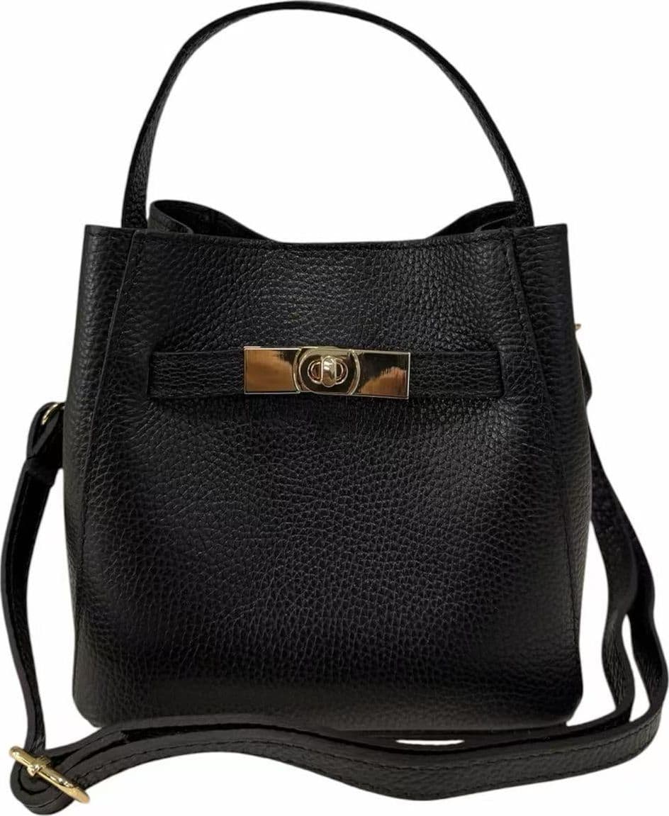 Modarno Borsetta Donna a mano Artimina in vera pelle 18x11x18 cm - 8