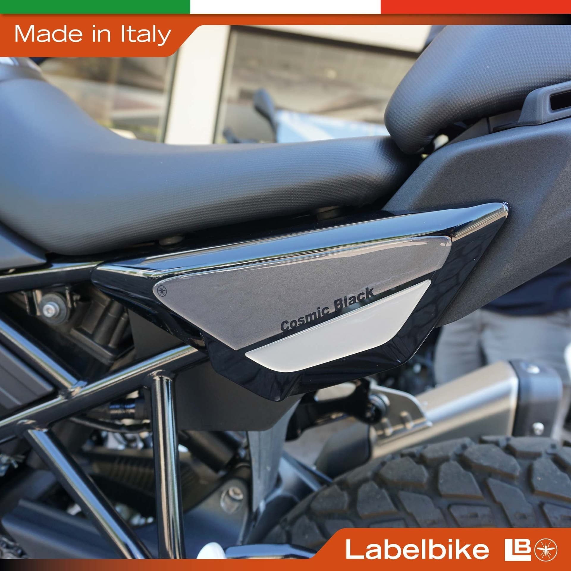 Adesivi 3D Protezioni Laterali coda moto compatibile con Bmw F 450 GS 2026 - 3