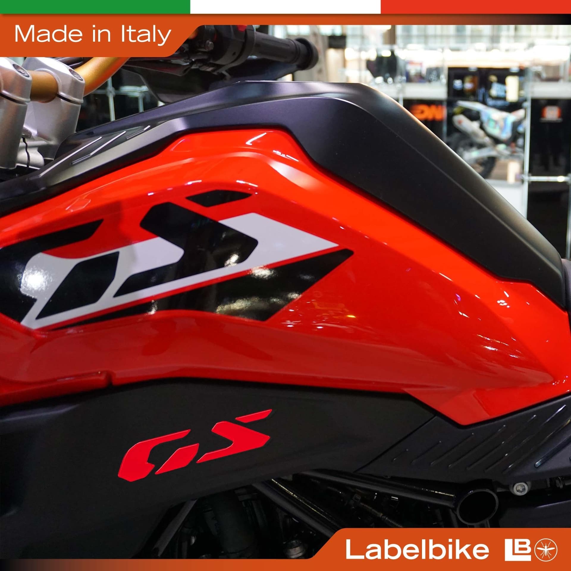 Adesivi 3D Scritte laterali resinate moto compatibile con Bmw F450 GS 2026 - 15