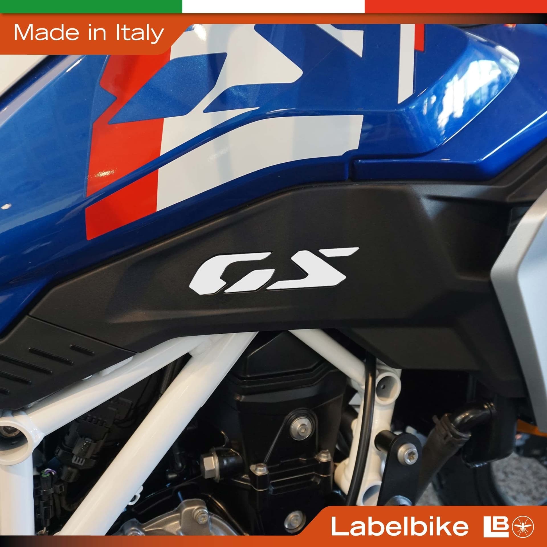 Adesivi 3D Scritte laterali resinate moto compatibile con Bmw F450 GS 2026 - 3