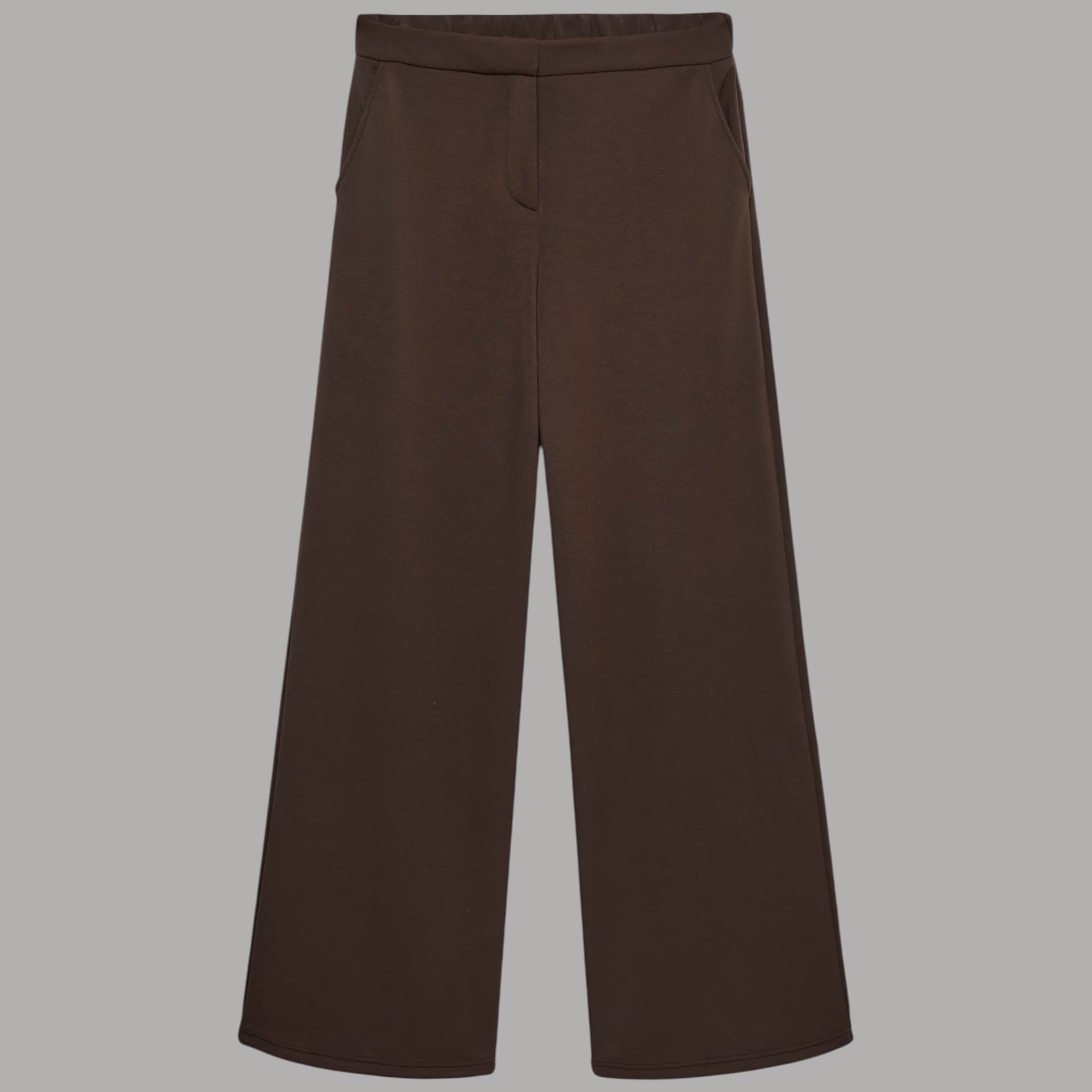 Pantaloni Vero Moda Bellis wide leg vita media con tasche frontali - 3