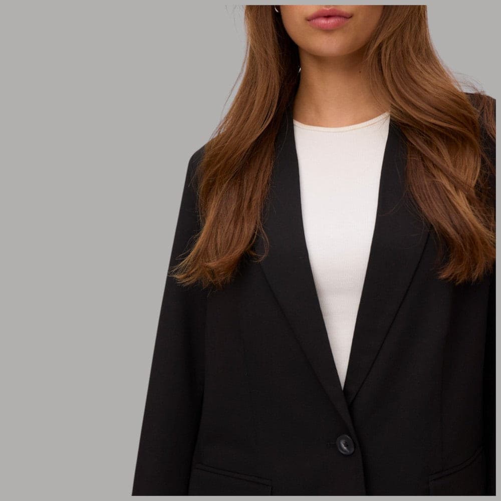 Blazer Vero Moda Texas con vestibilità loose fit e tasche frontali - 3