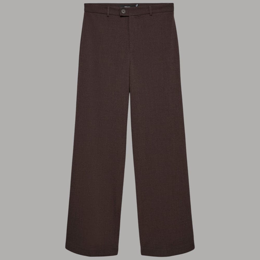 Pantaloni Vero Moda Texas straight fit a vita media con passanti - 12