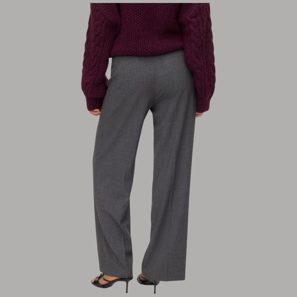 Pantaloni Vero Moda Texas straight fit a vita media con passanti - 16