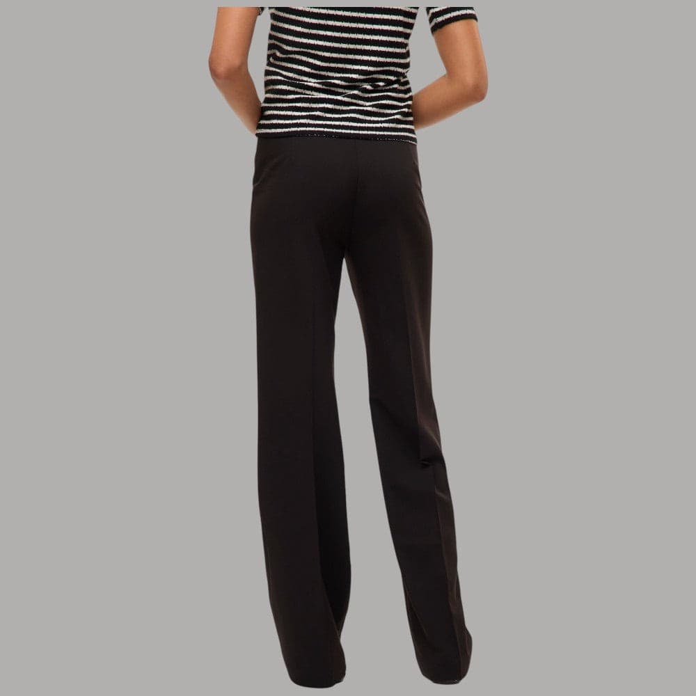 Pantaloni Vero Moda Texas straight fit a vita media con passanti - 5