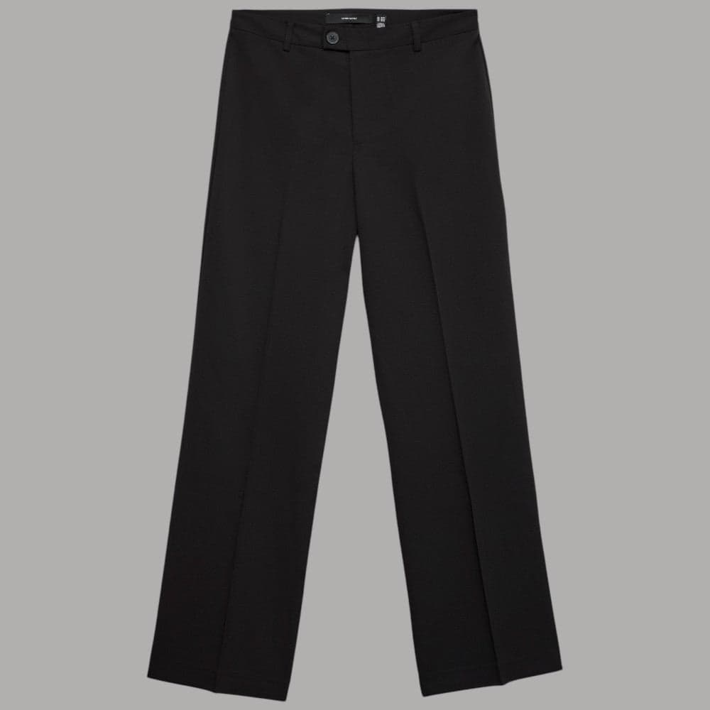 Pantaloni Vero Moda Texas straight fit a vita media con passanti - 6