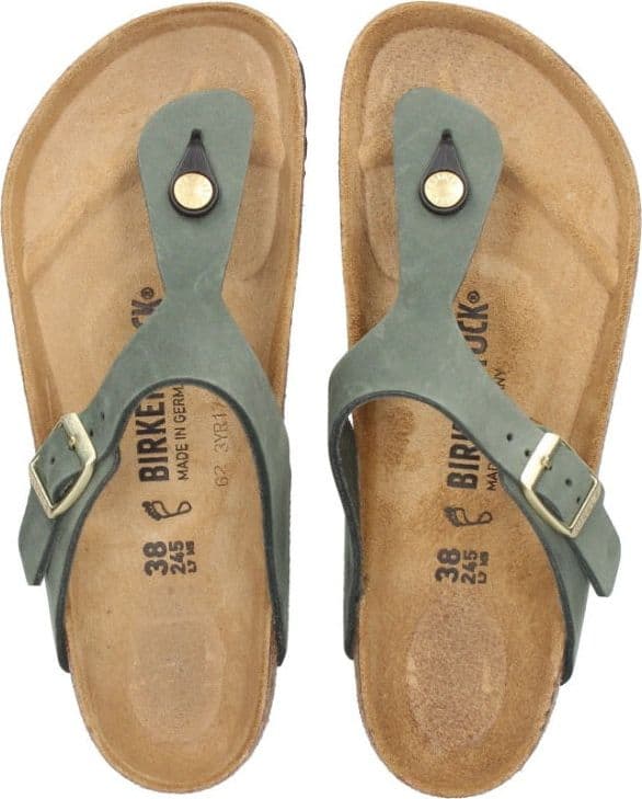 Birkenstock Gyzeh Thyme Nubuck Leather - 5