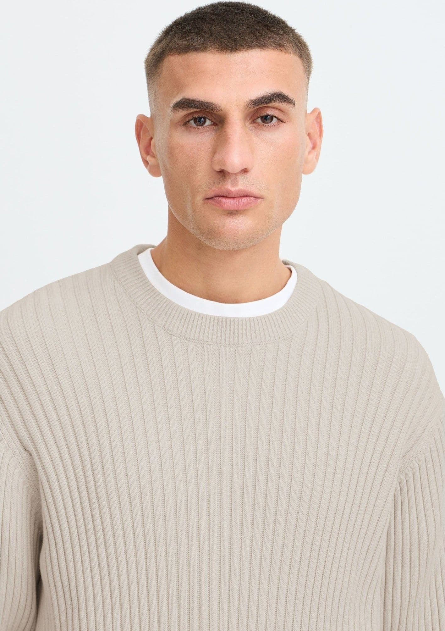 Maglione Solid Vasil Beige - 2