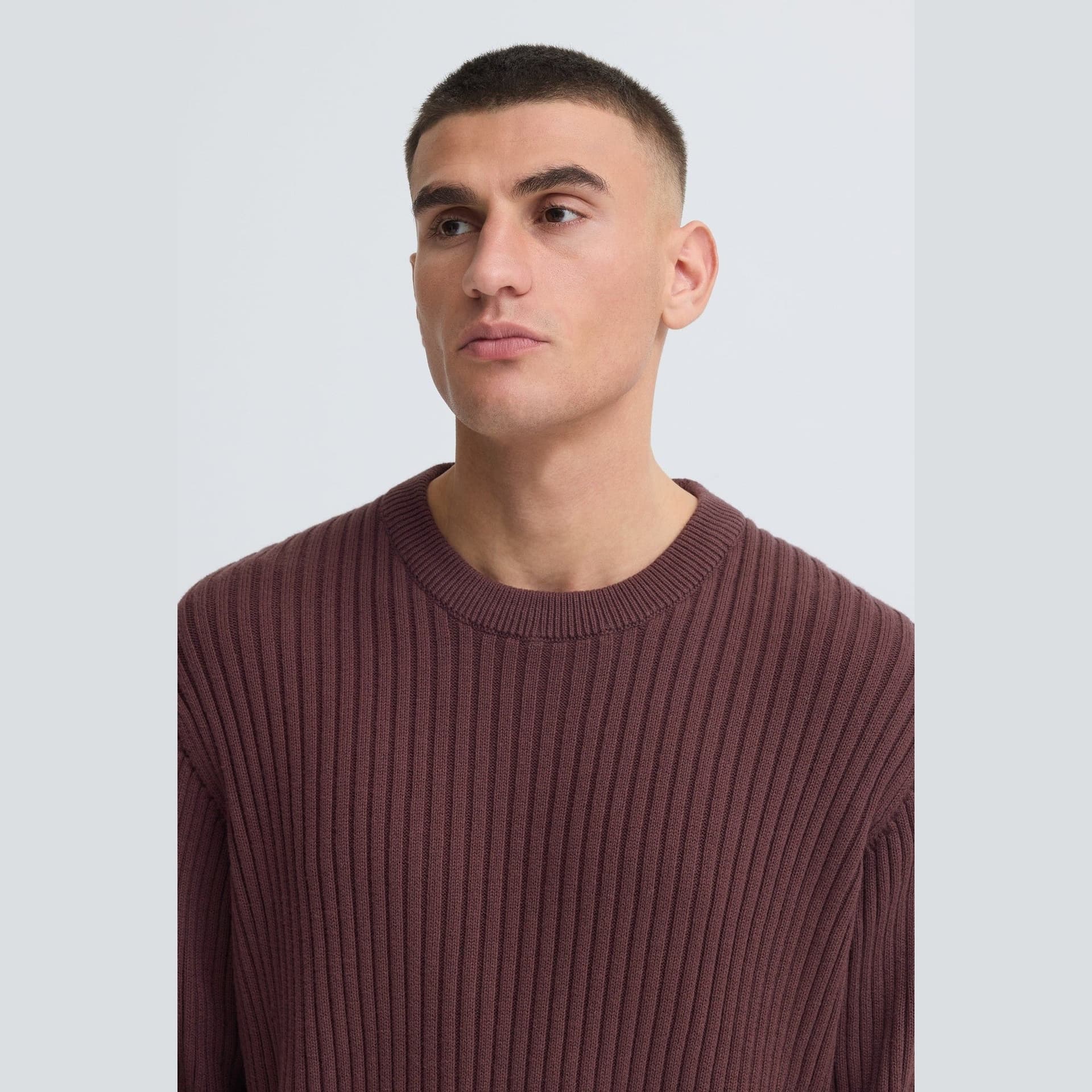 Maglione Solid Vasil Bordeaux - 2