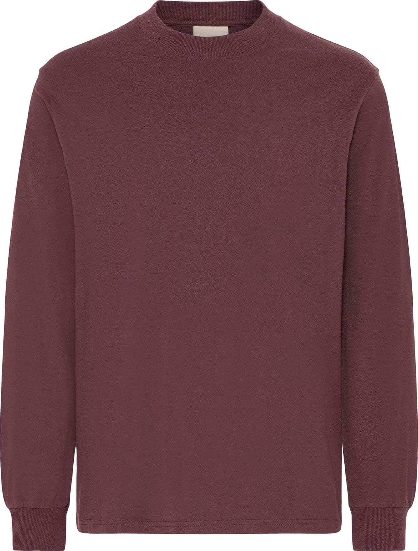 T-shirt Solid Reynaldo LS Bordeaux