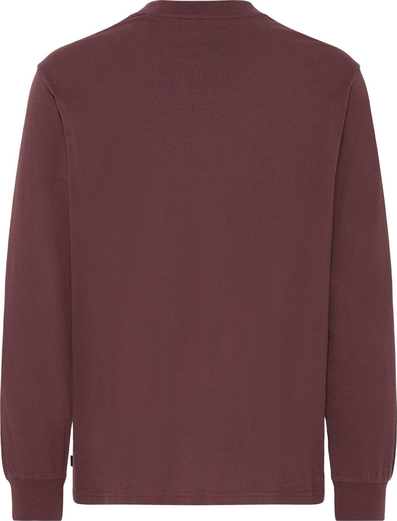 T-shirt Solid Reynaldo LS Bordeaux - 2