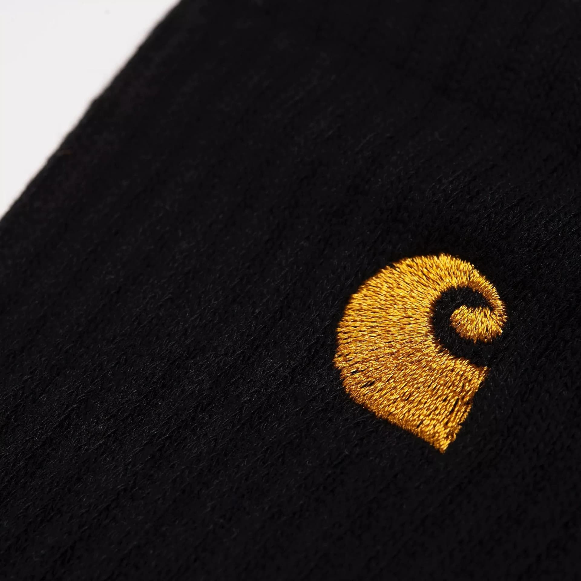 Calze Carhartt Chase black gold - 2