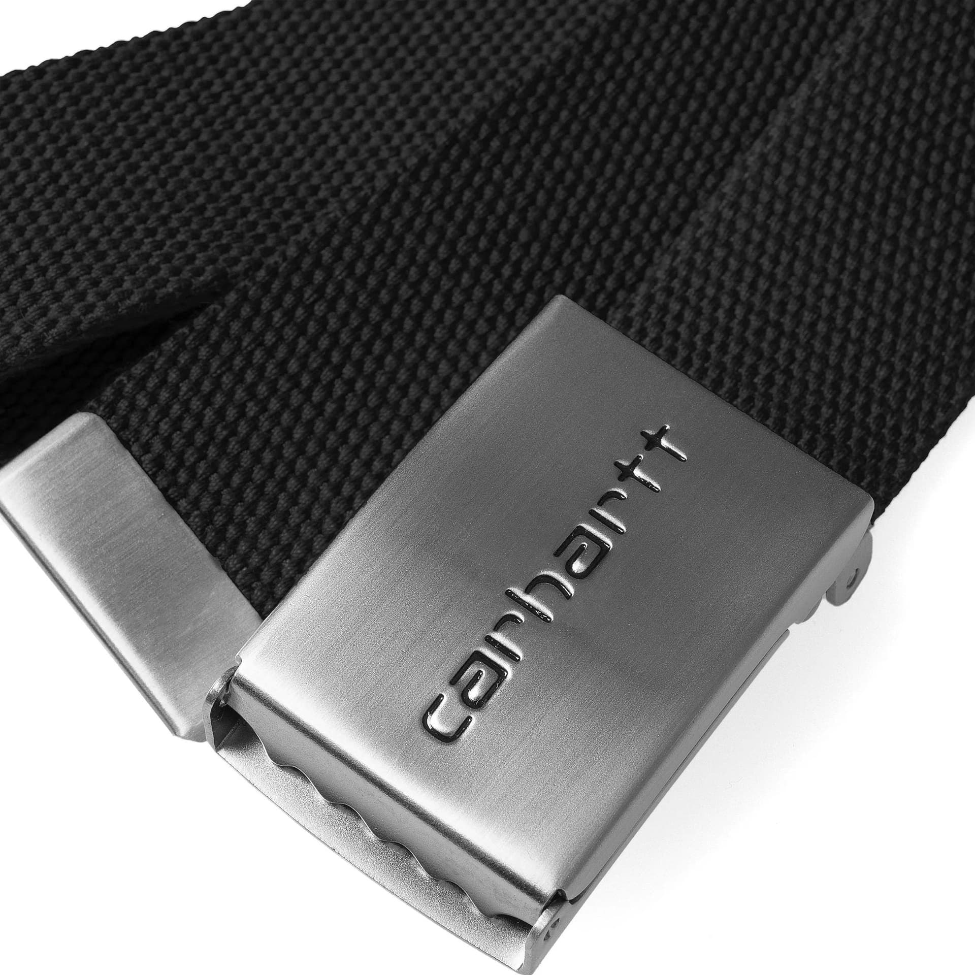 Cintura Carhartt clip belt chrome black - 3