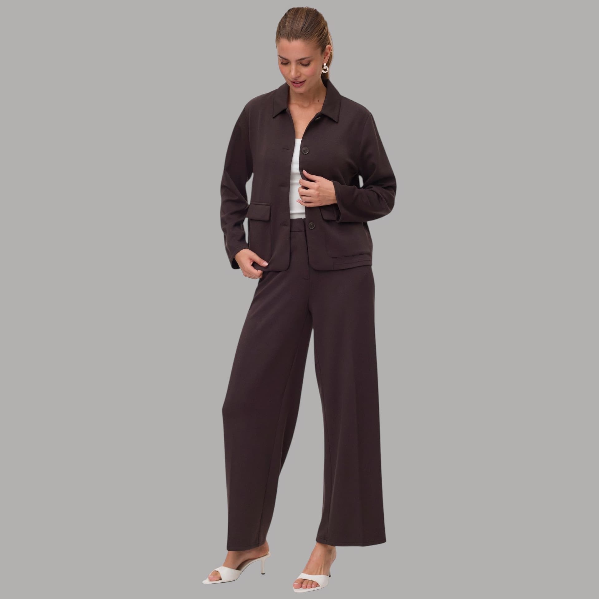Giacca Vero Moda Bellis con collo paricollo e tasche frontali - 7