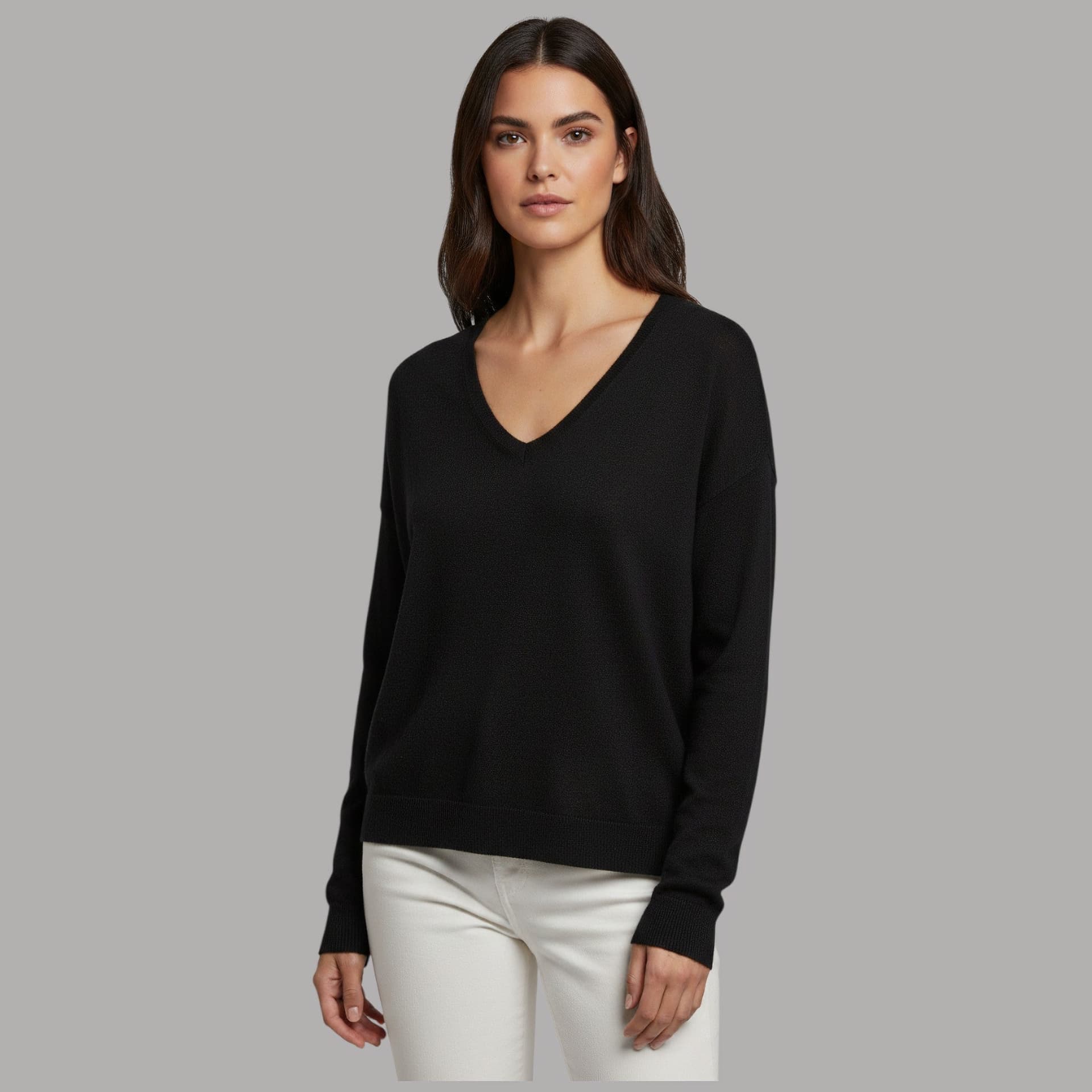 Pullover Vero Moda Bella scollo a V maniche lunghe regular fit - 8