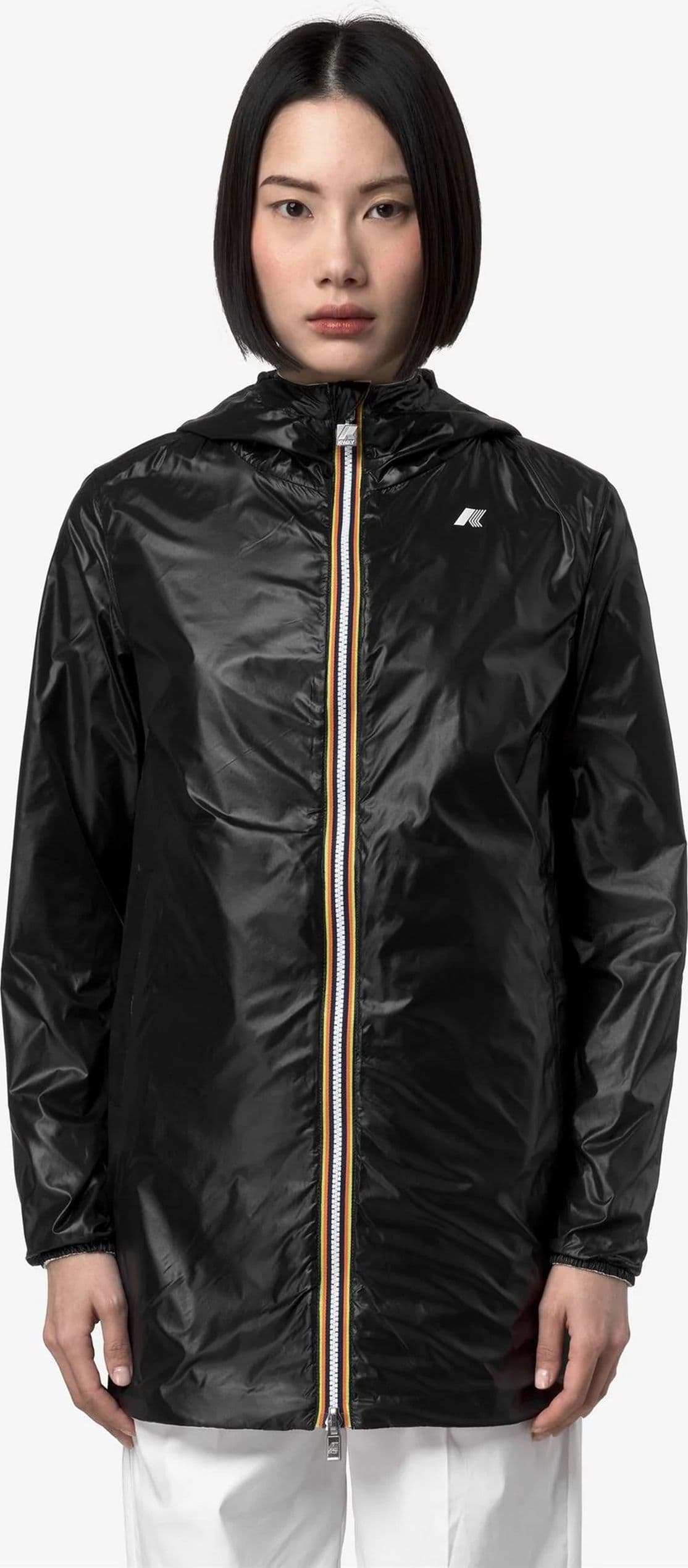 KWAY Giacca Donna  Sophie Plus.2 Double nero bianco - 3