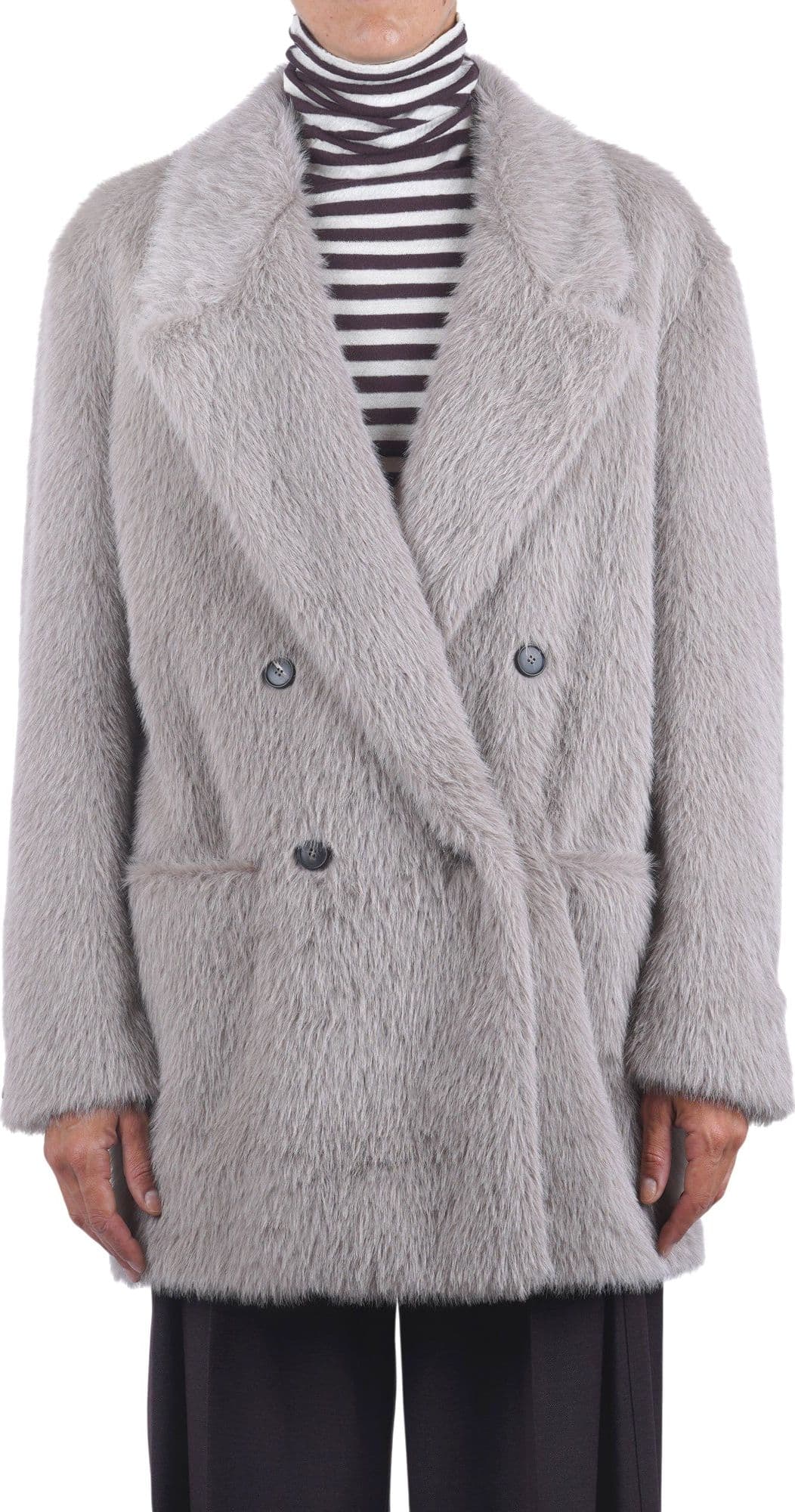TELA Tela - Cappotto - 480109 - Tortora - 3