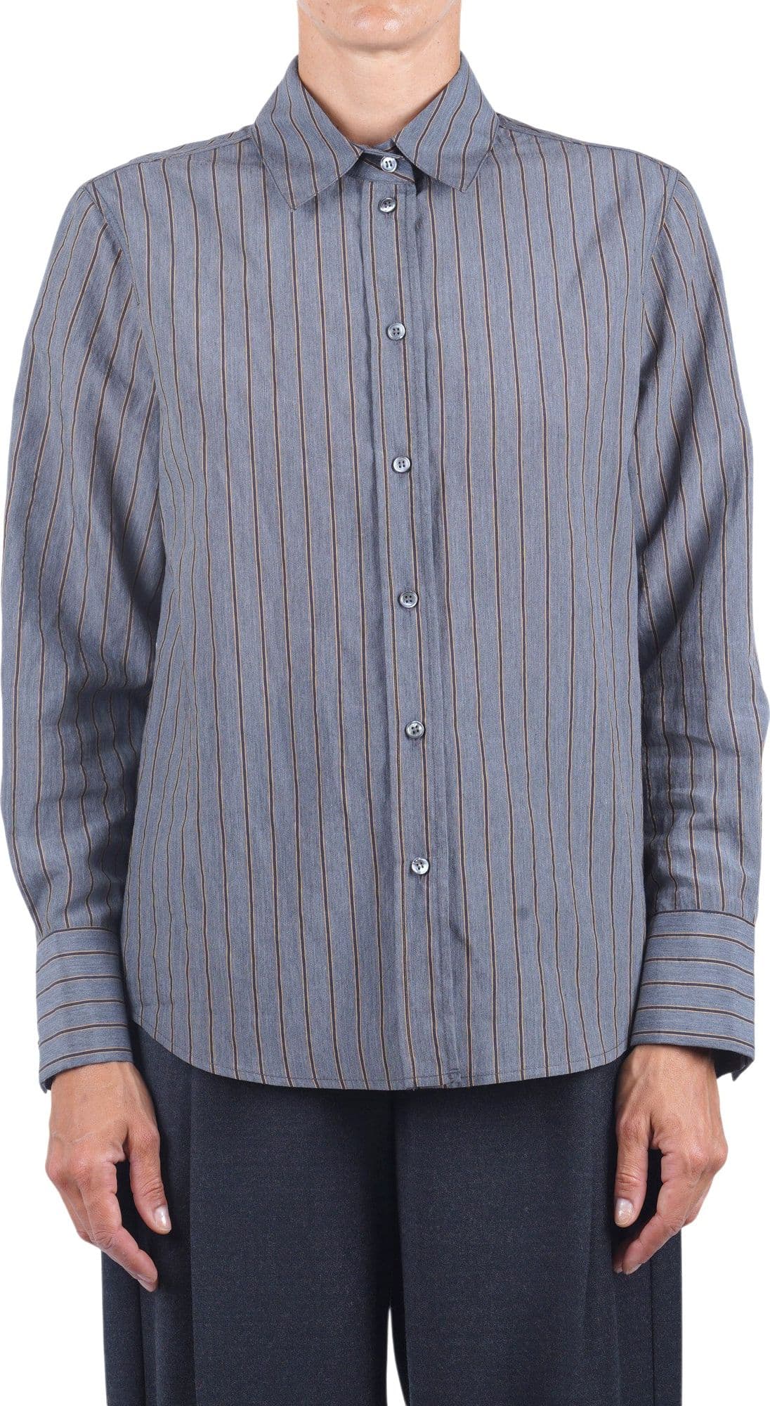 TELA Tela - Camicia - 480111 - Fantasia Grigio - 3