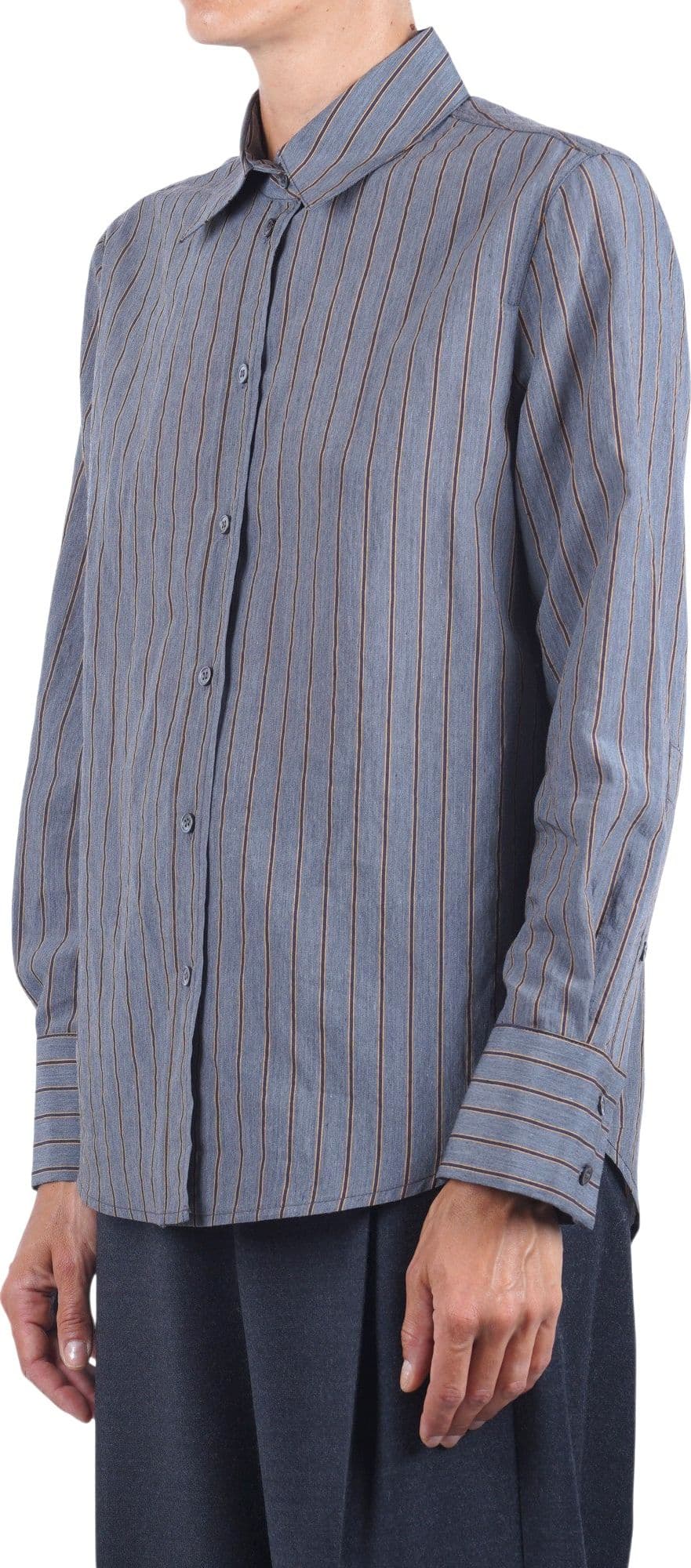 TELA Tela - Camicia - 480111 - Fantasia Grigio - 4