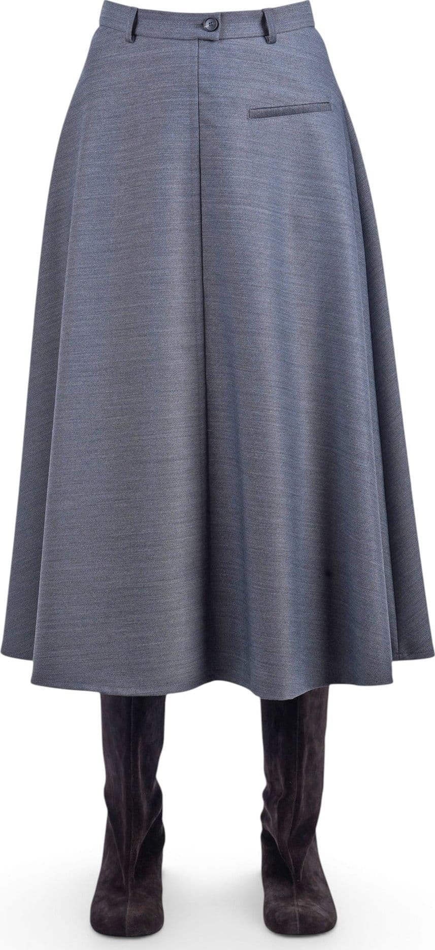 TELA Tela - Gonna - 480119 - Grigio - 3