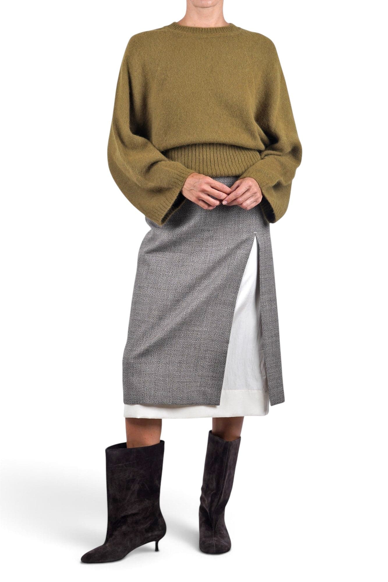 TELA Tela - Gonna - 480121 - Taupe - 2