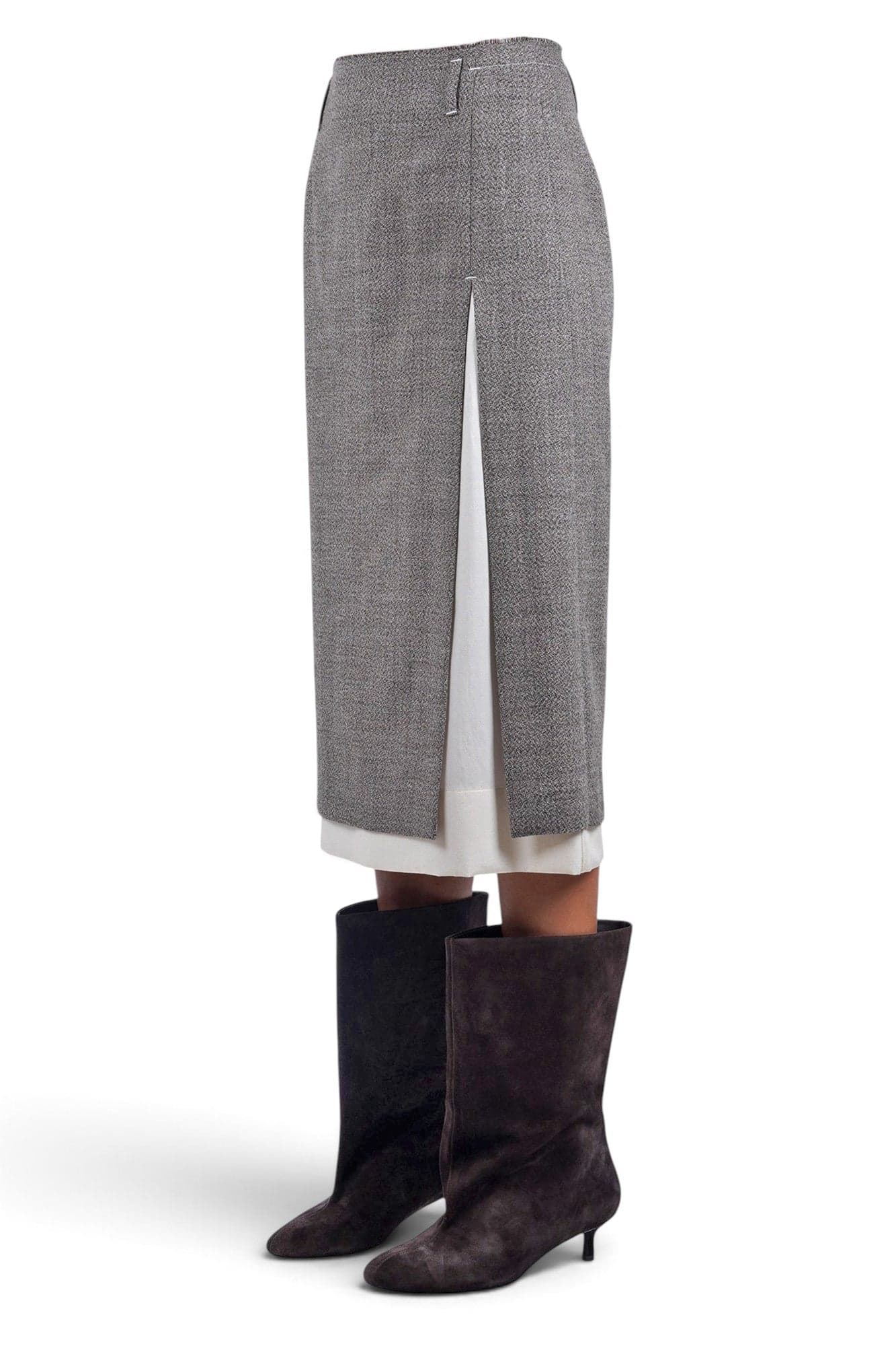 TELA Tela - Gonna - 480121 - Taupe - 4