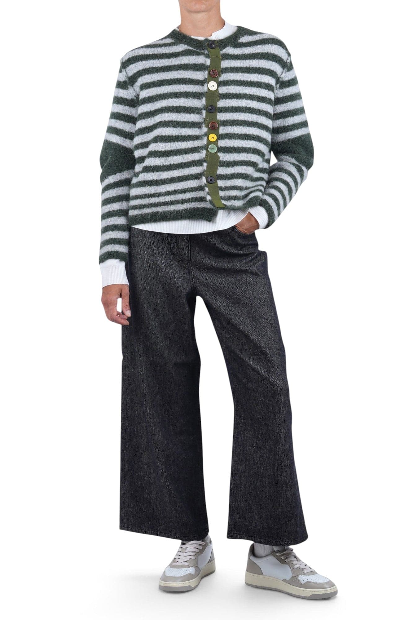 PHISIQUE DU ROLE Phisique Du Role - Cardigan - 480253 - Grigio/Verde - 2