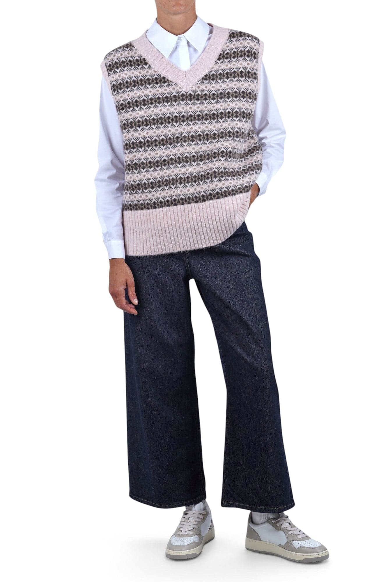 PHISIQUE DU ROLE Phisique Du Role - Gilet - 480254 - Rosa/Tortora - 2