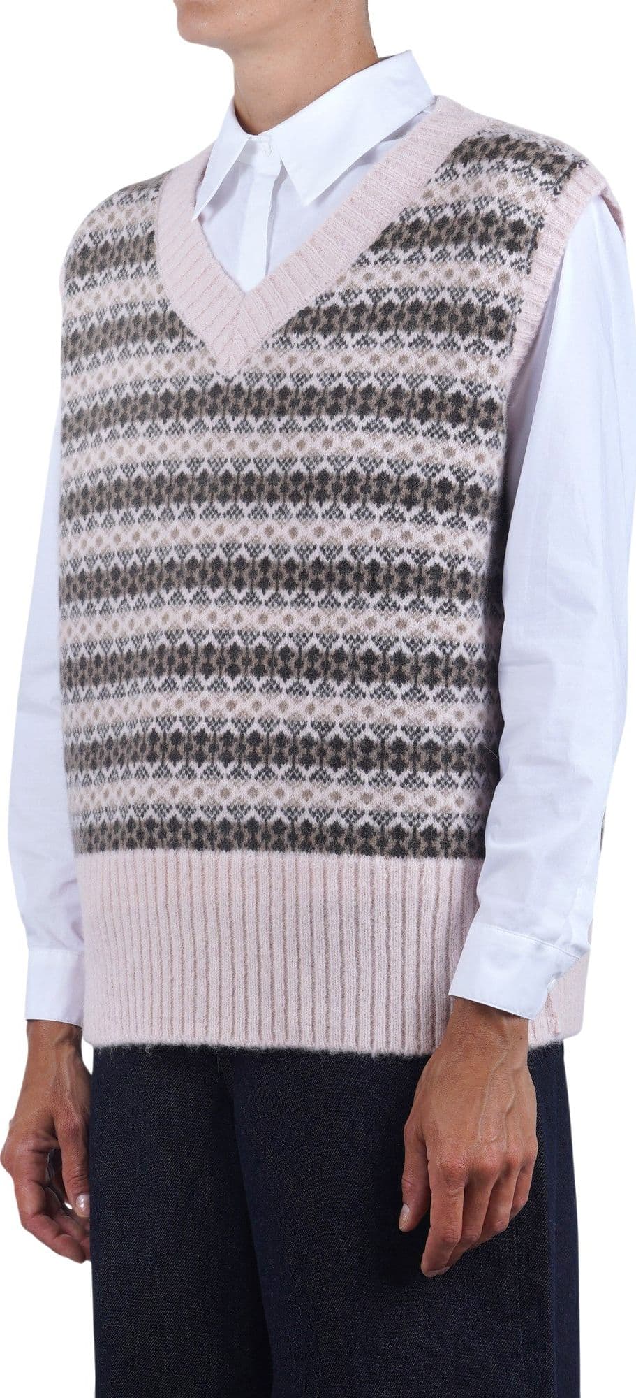 PHISIQUE DU ROLE Phisique Du Role - Gilet - 480254 - Rosa/Tortora - 4