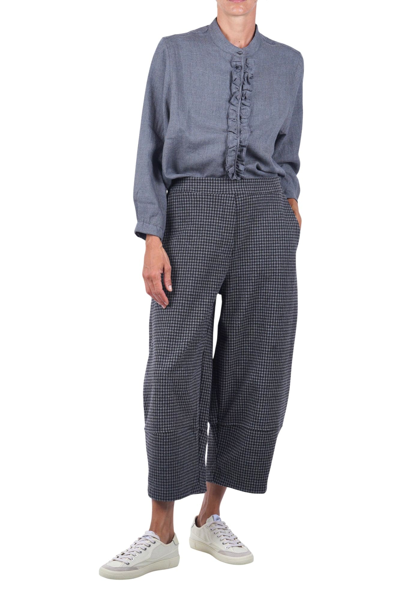 MAMA B Mama B - Pantalone - 480031 - Nero/Grigio - 2