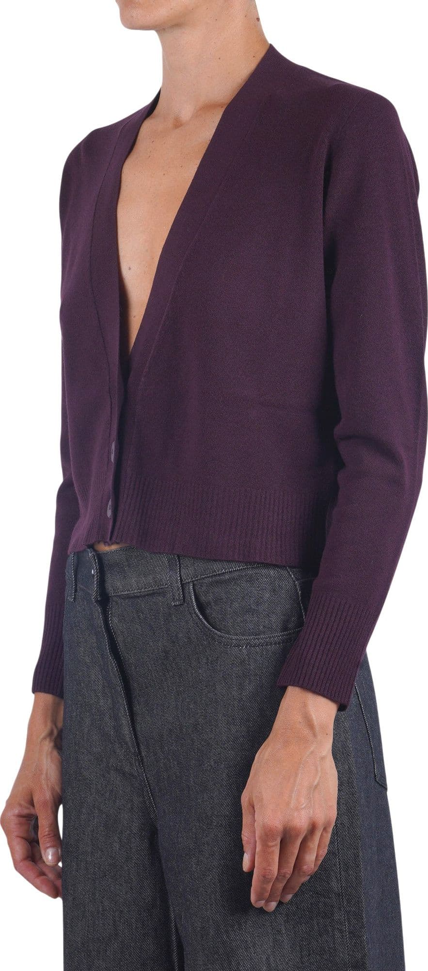 SOLOTRE Solotre - Cardigan - 480500 - Bordeaux - 4