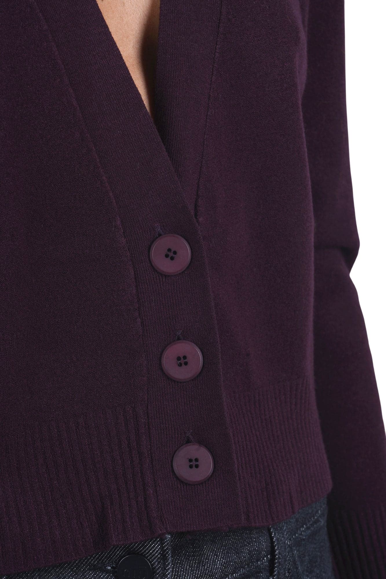 SOLOTRE Solotre - Cardigan - 480500 - Bordeaux - 6