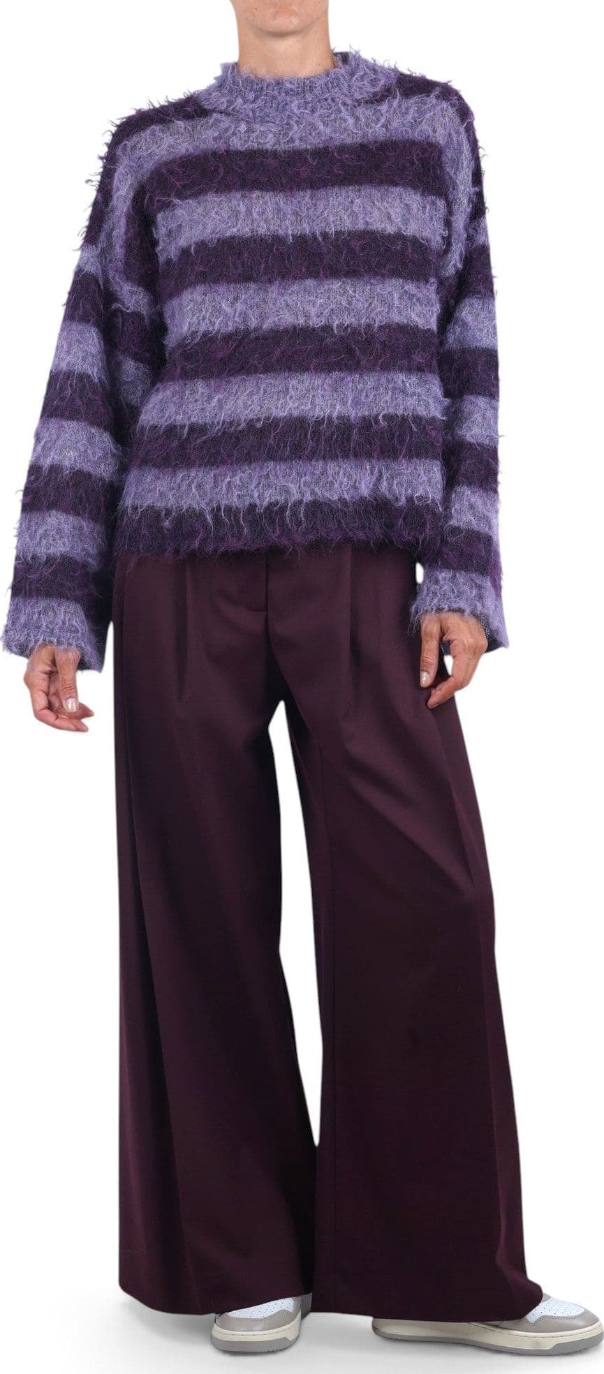 SOLOTRE Solotre - Maglia - 480507 - Fantasia viola - 2