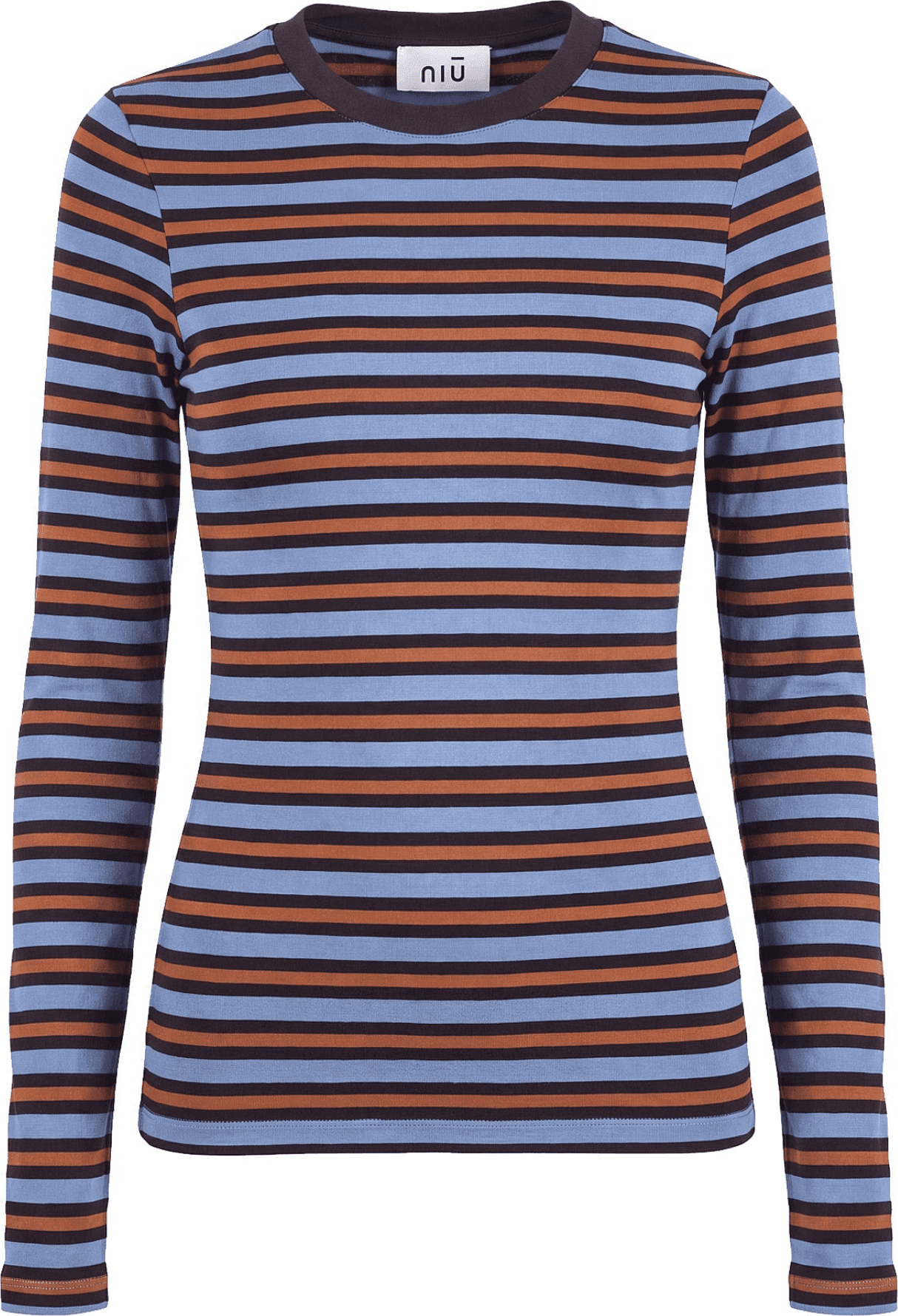 NIU  - T-shirt - 480649 - Azzurro/Ruggine - 7