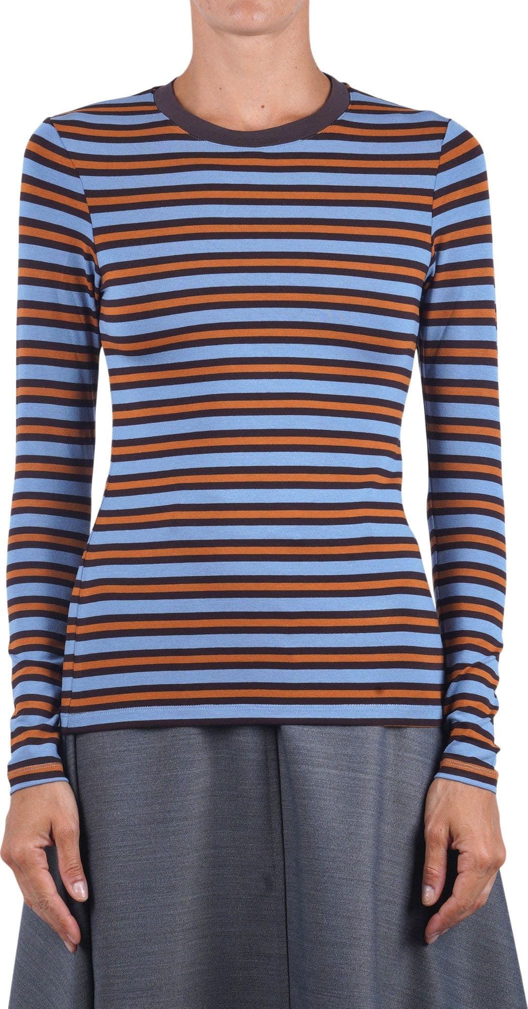 NIU  - T-shirt - 480649 - Azzurro/Ruggine - 3