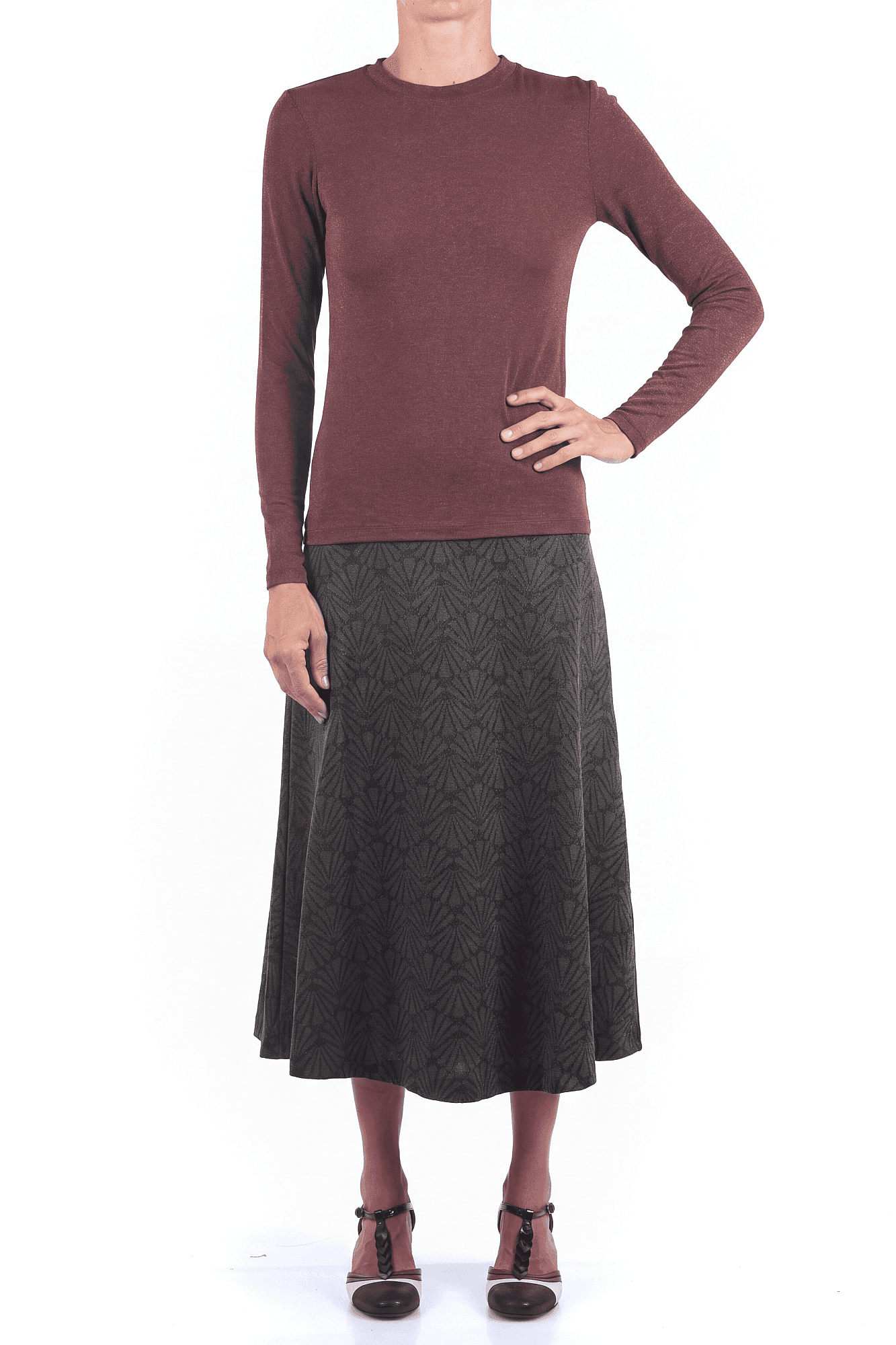 NIU  - T-shirt - 480650 - Bruciato - 2