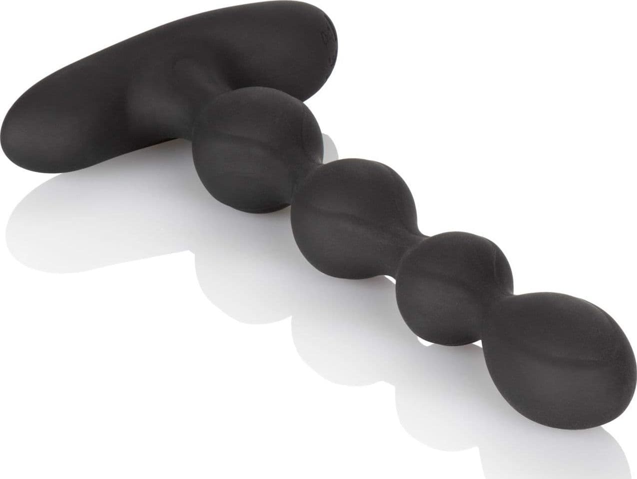 Plug anale Eclipse 16 cm flessibile a perle  12 funzioni silicone nero USB - 7