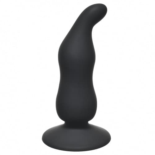 Plug anale Waved ondulato stimolante prostatico nero 11 cm circa x 3,1 cm - 2