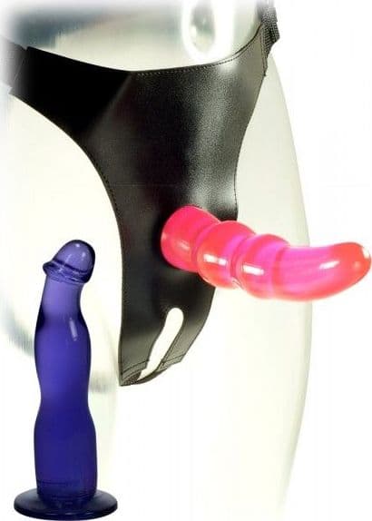 Me You Us Double Tip Strap On 2 Dildo 18/18,5 cm Imbracatura Regolabile - 6
