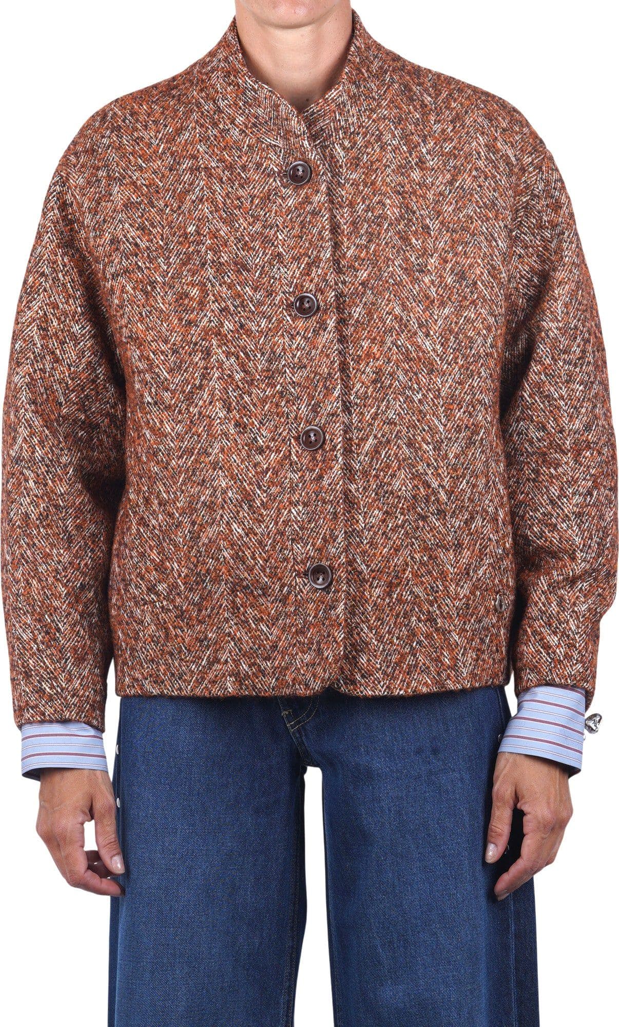 OTTOD'AME Ottod'ame - Cappotto - 480351 - Fantasia Ruggine - 3