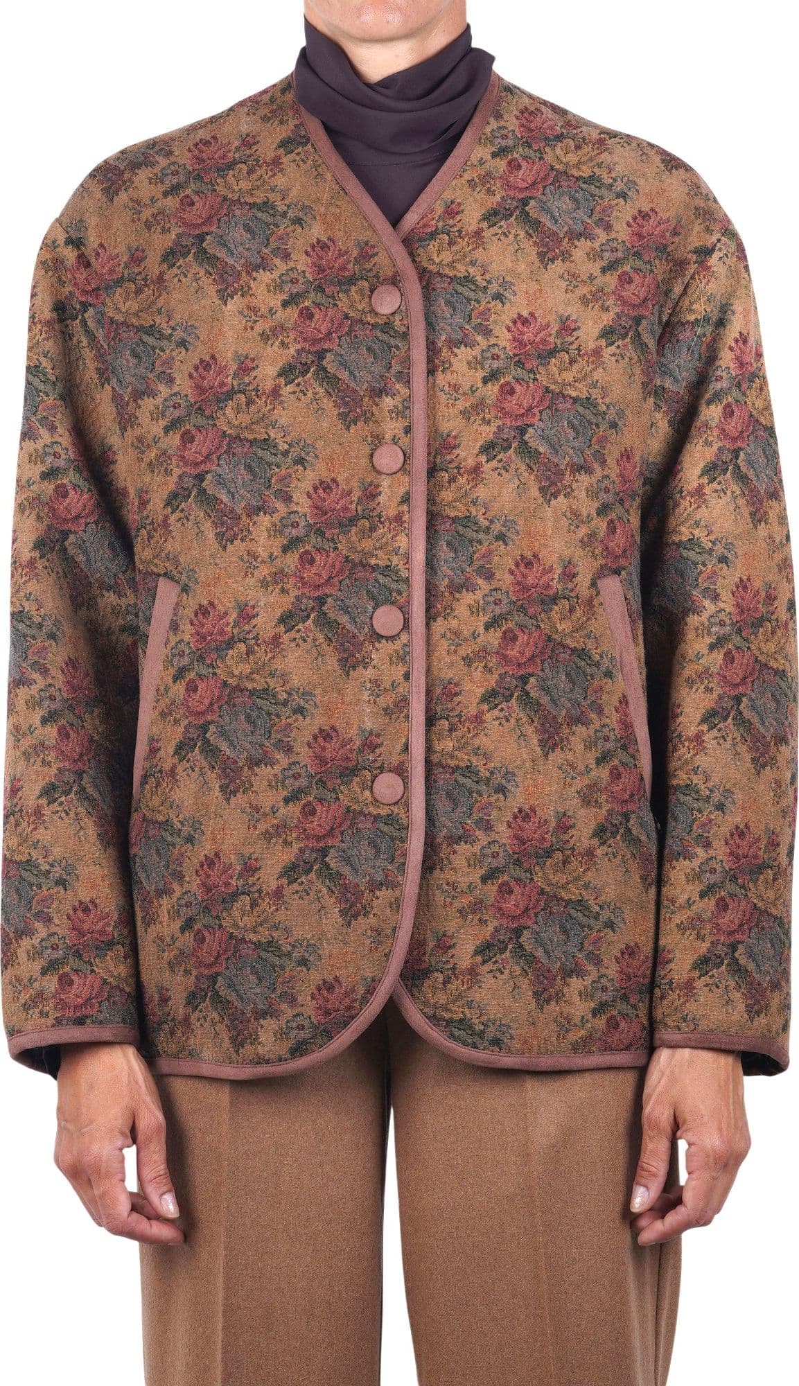 OTTOD'AME Ottod'ame - Cappotto - 480352 - Fantasia Ruggine - 3