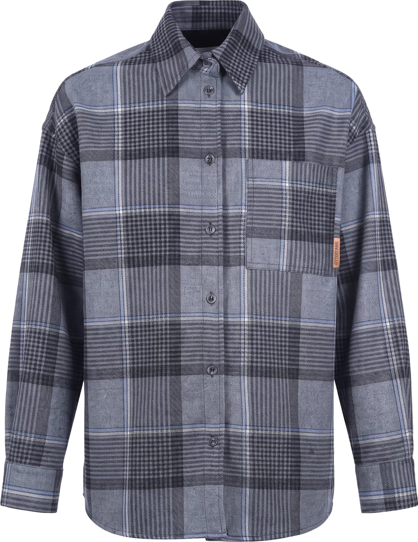 OTTOD'AME Ottod'ame - Camicia - 480357 - Fantasia Grigio - 7
