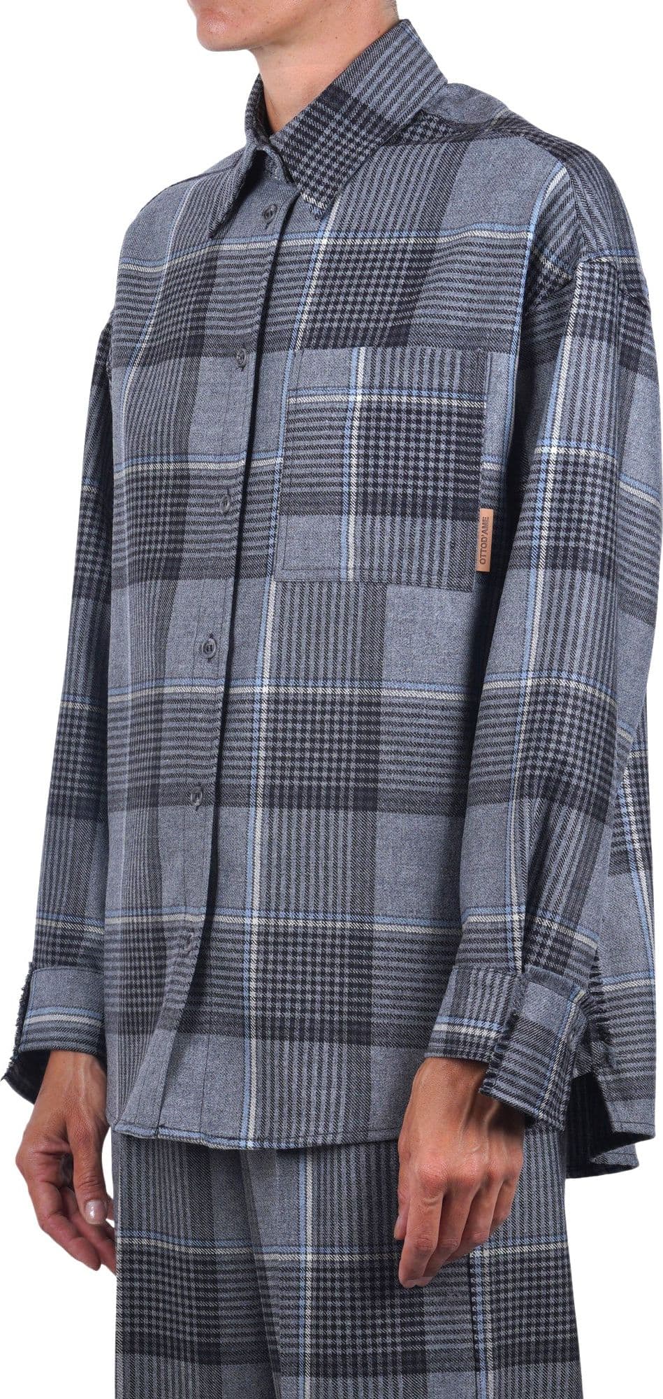 OTTOD'AME Ottod'ame - Camicia - 480357 - Fantasia Grigio - 4