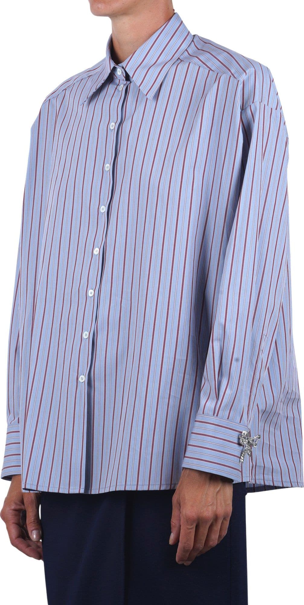 OTTOD'AME Ottod'ame - Camicia - 480363 - Azzurro/Rosso - 4
