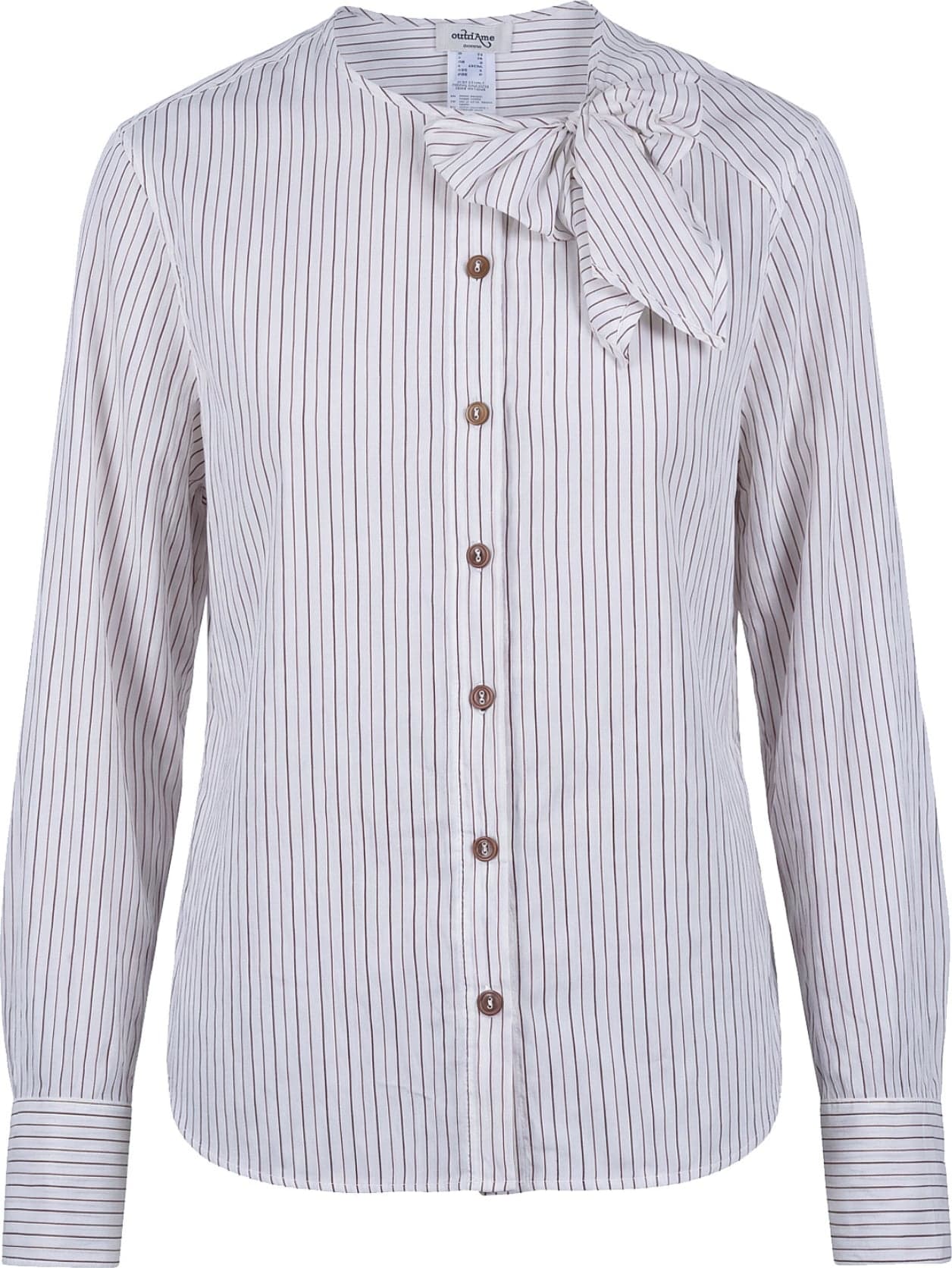 OTTOD'AME Ottod'ame - Camicia - 480366 - Panna/Marrone - 7