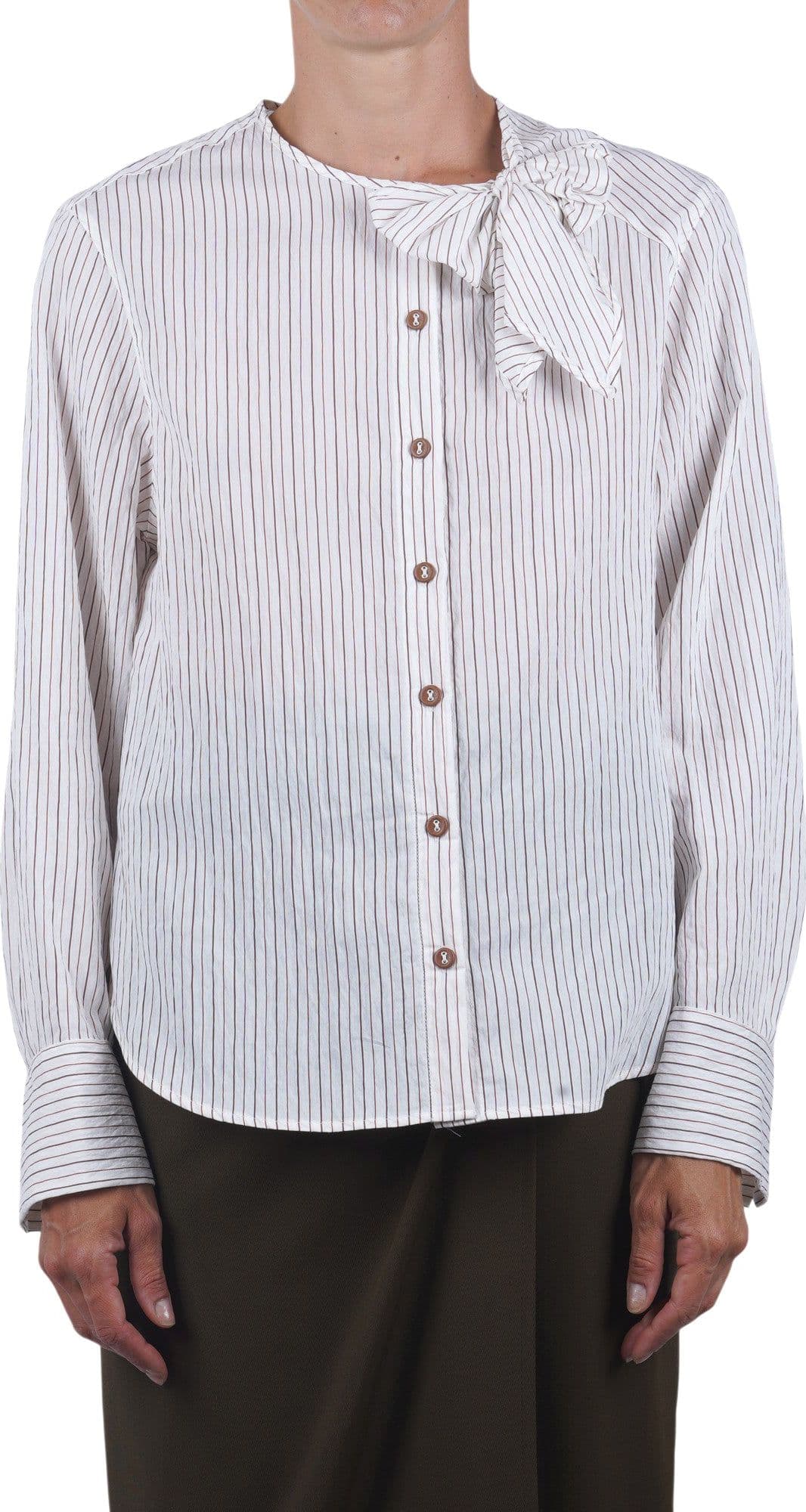 OTTOD'AME Ottod'ame - Camicia - 480366 - Panna/Marrone - 3