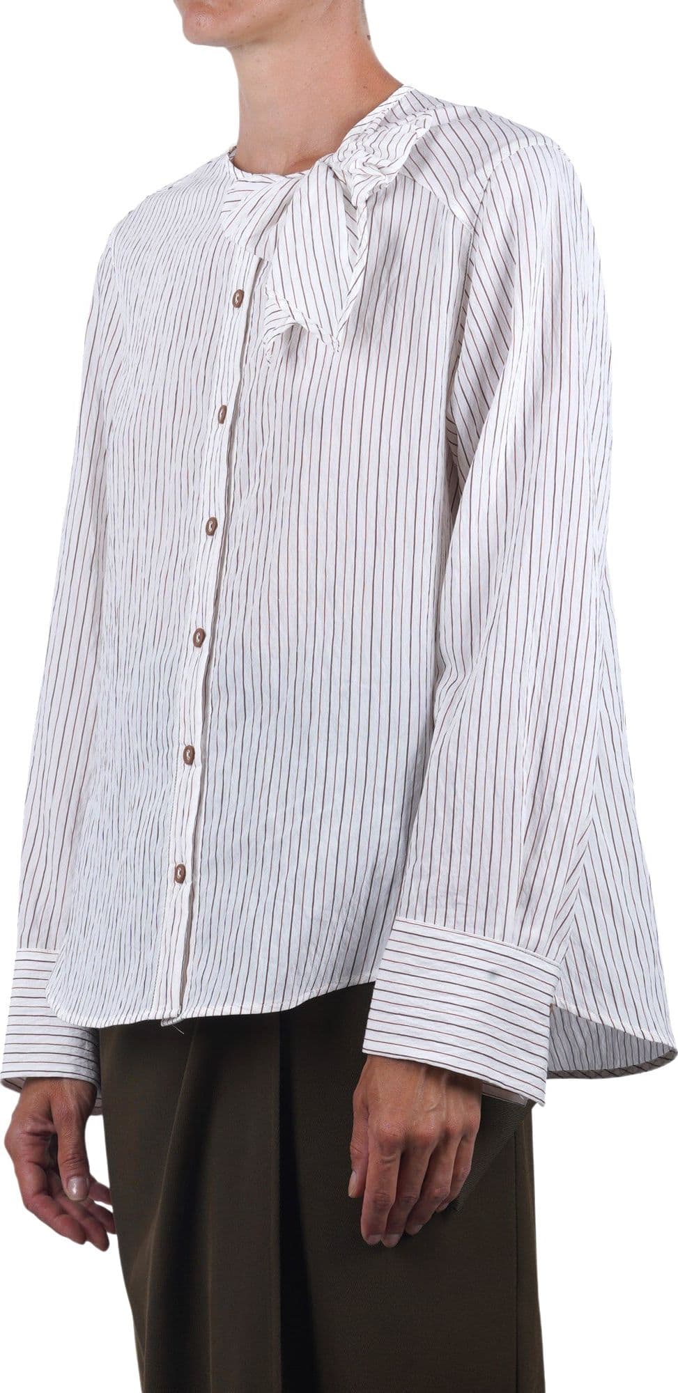 OTTOD'AME Ottod'ame - Camicia - 480366 - Panna/Marrone - 4