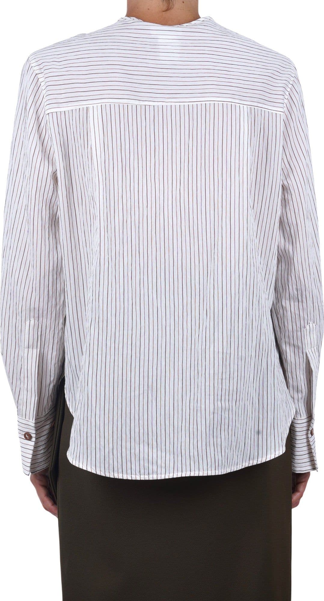 OTTOD'AME Ottod'ame - Camicia - 480366 - Panna/Marrone - 5